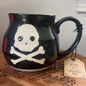 Skull & Crossbones Goonies Trick or Treat ceramic mug